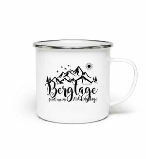 Berg-Tage | Emaille Tasse