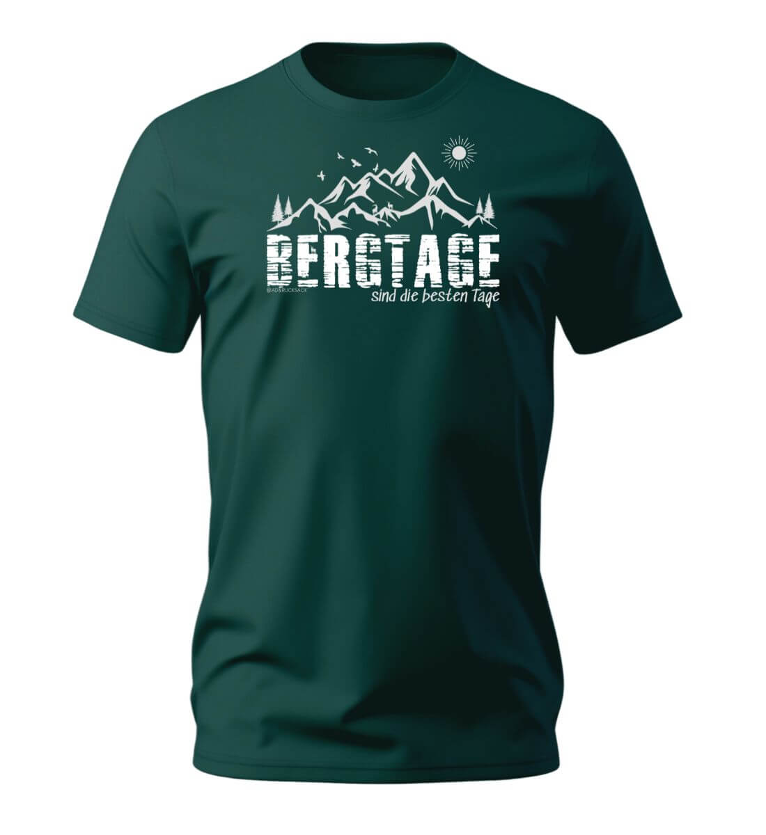 Berg-Tage | Herren Premium Organic T-Shirt in Glazed Green von Rad&Rucksack