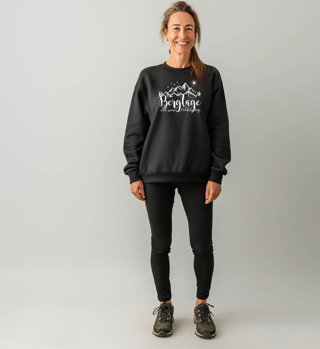 Berg-Tage | Unisex Organic Pullover von Rad&Rucksack - Detailansicht