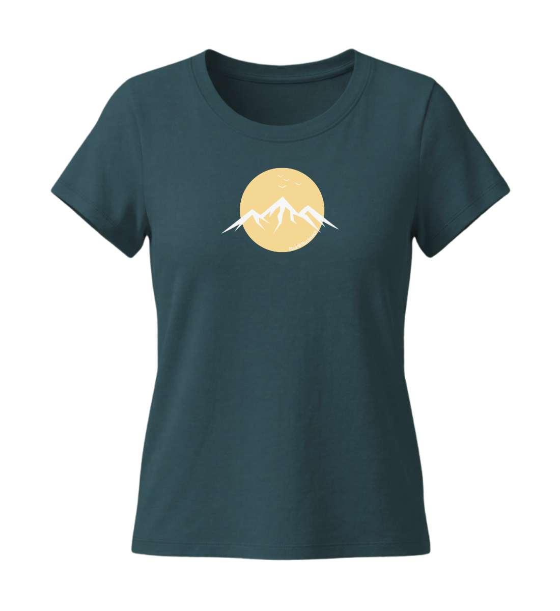 Berg Vogel | Damen Premium Organic T-Shirt (Fitted) in Stargazer von Rad&Rucksack