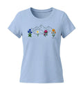 Berge Blumen | Damen Premium Organic T-Shirt (Fitted)