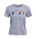 Berge Blumen | Damen Premium Organic T-Shirt