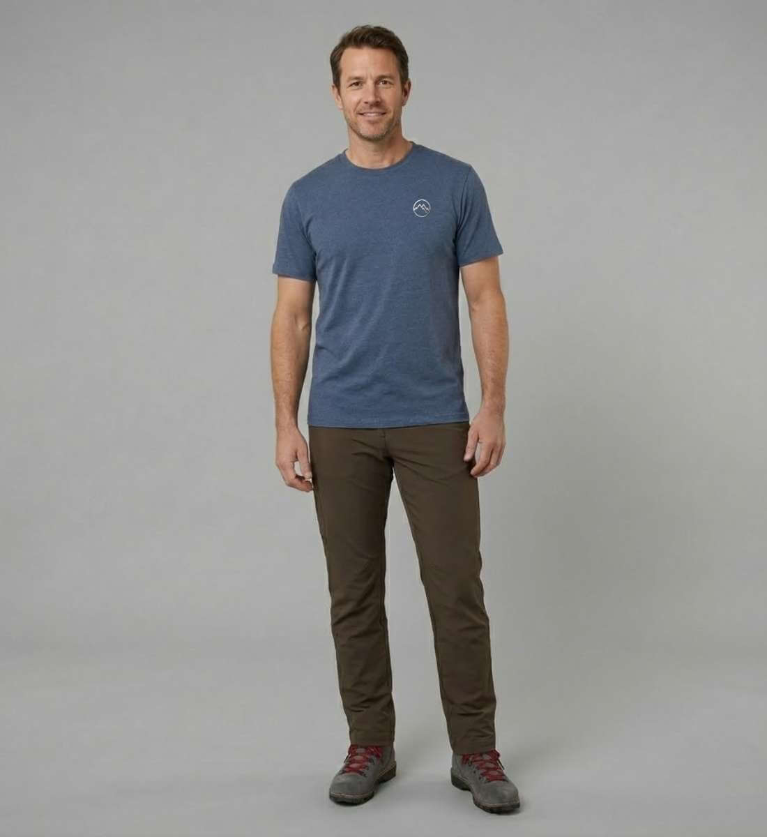 Berge | Herren Premium Organic T-Shirt (Stick) von Rad&Rucksack - Detailansicht