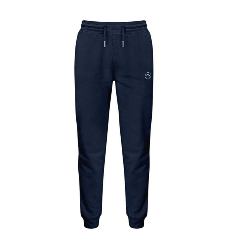 Berge Jogger in Dunkelblau (French Navy) – Produktbild (300 g/m² Bio-Sweatstoff) von Rad&Rucksack