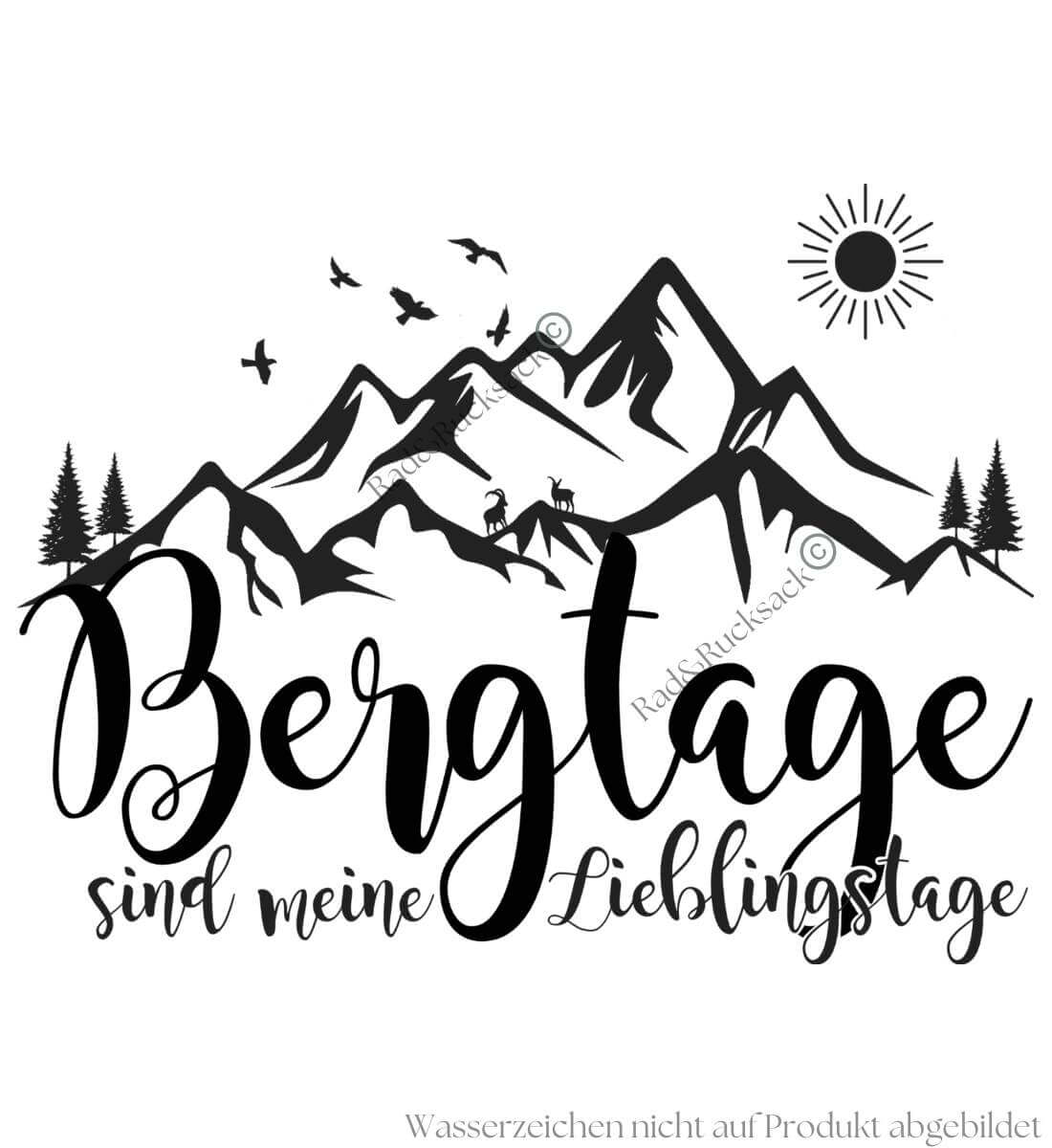 Berg-Tage | Damen Premium Organic T-Shirt | Farbe: Stargazer | Rad&Rucksack