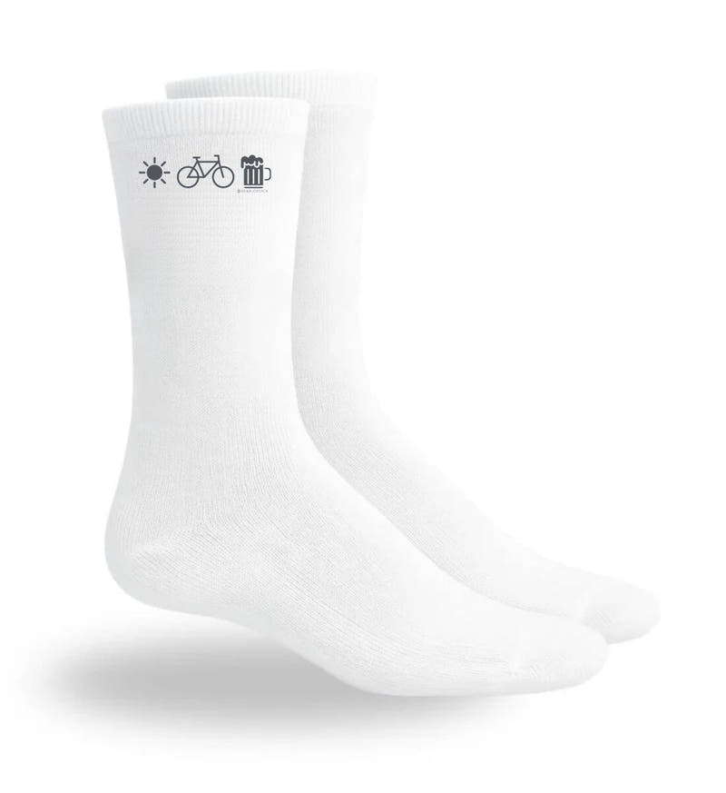 Bier Bike Sonne | Sport Socken von Rad&Rucksack