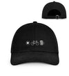 Bier Bike Sonne  | Organic Herren Cap mit Stick