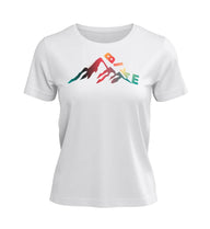 Bike T-Shirt Damen Weiß (White) – Produktbild (100% Bio-Baumwolle) von Rad&Rucksack