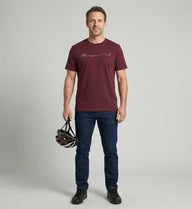 Geschenk Bike Espresso Boost T-Shirt – Modelbild (100% Bio-Baumwolle) von Rad&Rucksack