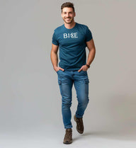 Geschenk Bike Fahrrad T-Shirt – Modelbild (100% Bio-Baumwolle) von Rad&Rucksack