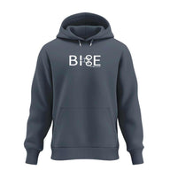 Warmer Hüttentour Hoodie Bike Fahrrad in Blaugrau (India Ink Grey) – Produktbild (350 g/m² Bio-Baumwolle) von Rad&Rucksack