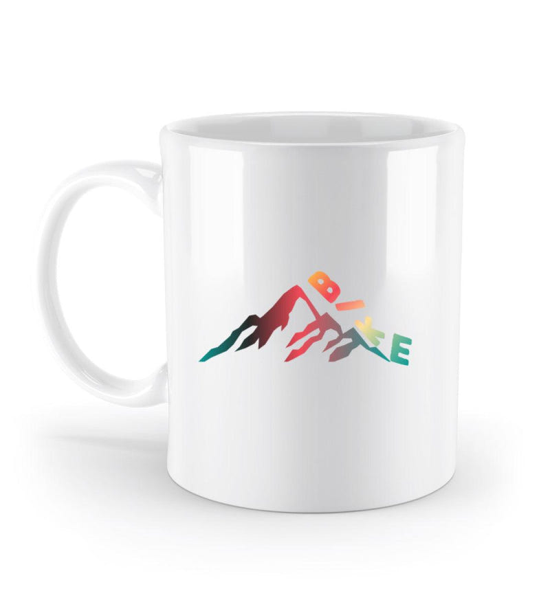 Tasse Fahrrad „Bike“ in Weiß – Produktbild (Keramik, 330 ml) von Rad&Rucksack