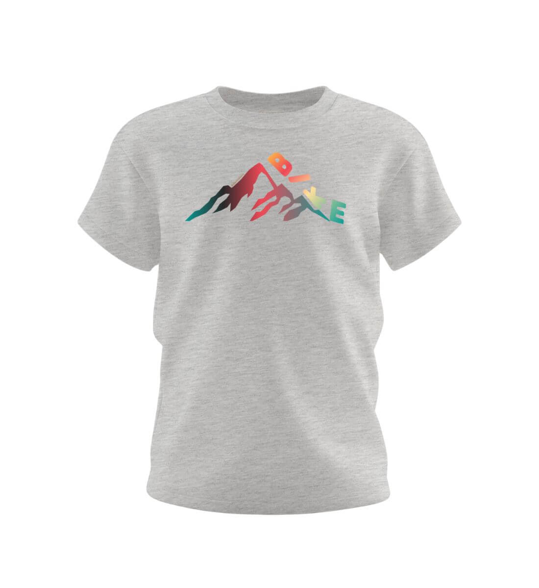 Bike Kids | Kinder Premium Organic T-Shirt in Heather Grey von Rad&Rucksack