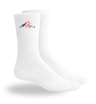 Bike Socken in Weiß (White) – Motiv- & Print-Ansicht (atmungsaktives Mesh-Fußbett) von Rad&Rucksack