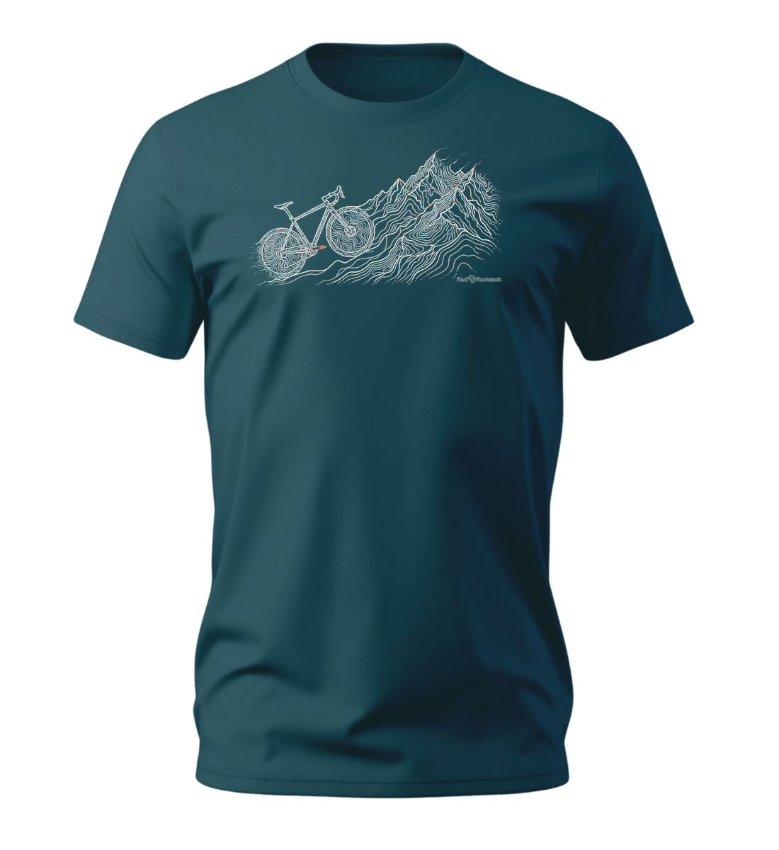 Bike Mountain | Herren Premium Organic T-Shirt in Stargazer von Rad&Rucksack