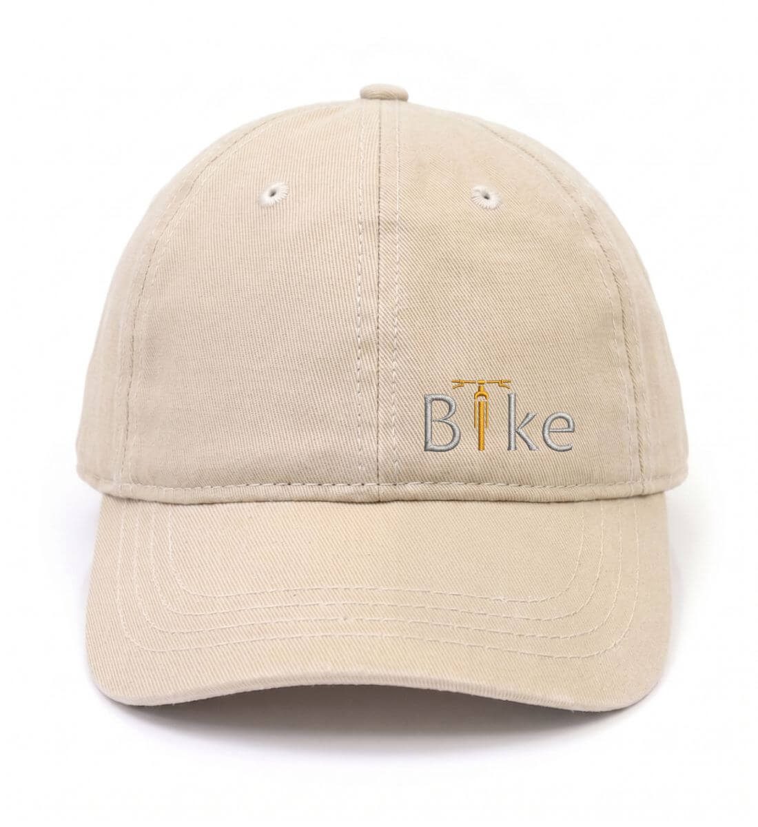 Bike Stick | Organic Herren Cap mit Stick in Sand von Rad&Rucksack