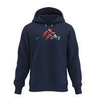 Bike Kapuzenpullover in Dunkelblau (French Navy) – Produktbild (350 g/m² Bio-Baumwolle) von Rad&Rucksack