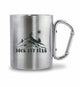 Bock auf Berg | Edelstahltasse mit Karabinergriff