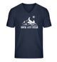 Bock auf Berg | Herren V-Neck Premium Organic T-Shirt