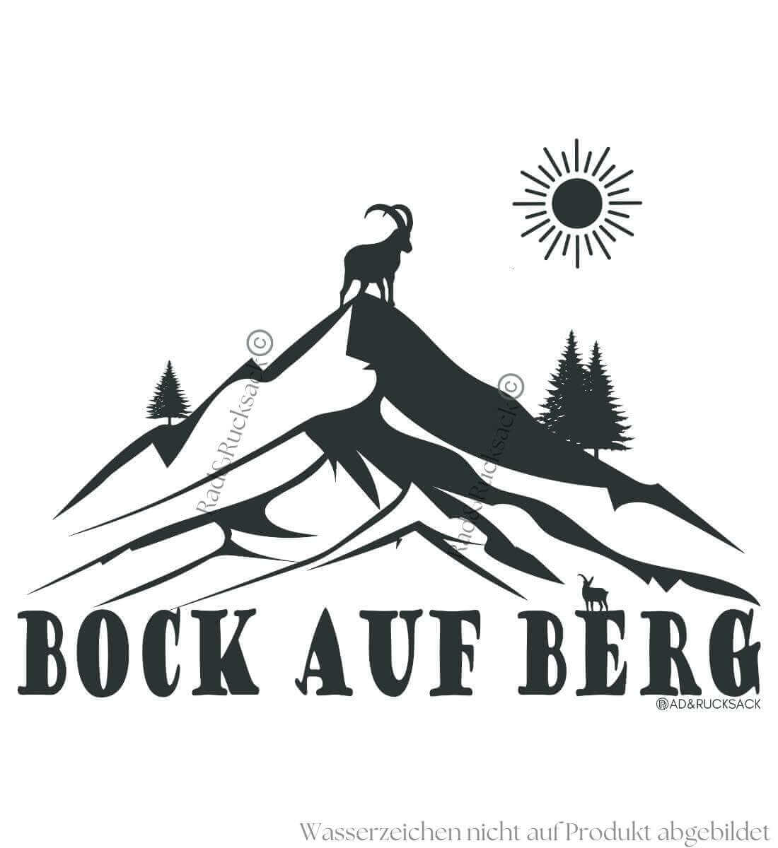Bock auf Berg | Unisex Organic Pullover von Rad&Rucksack - weitere Modelansicht 2
