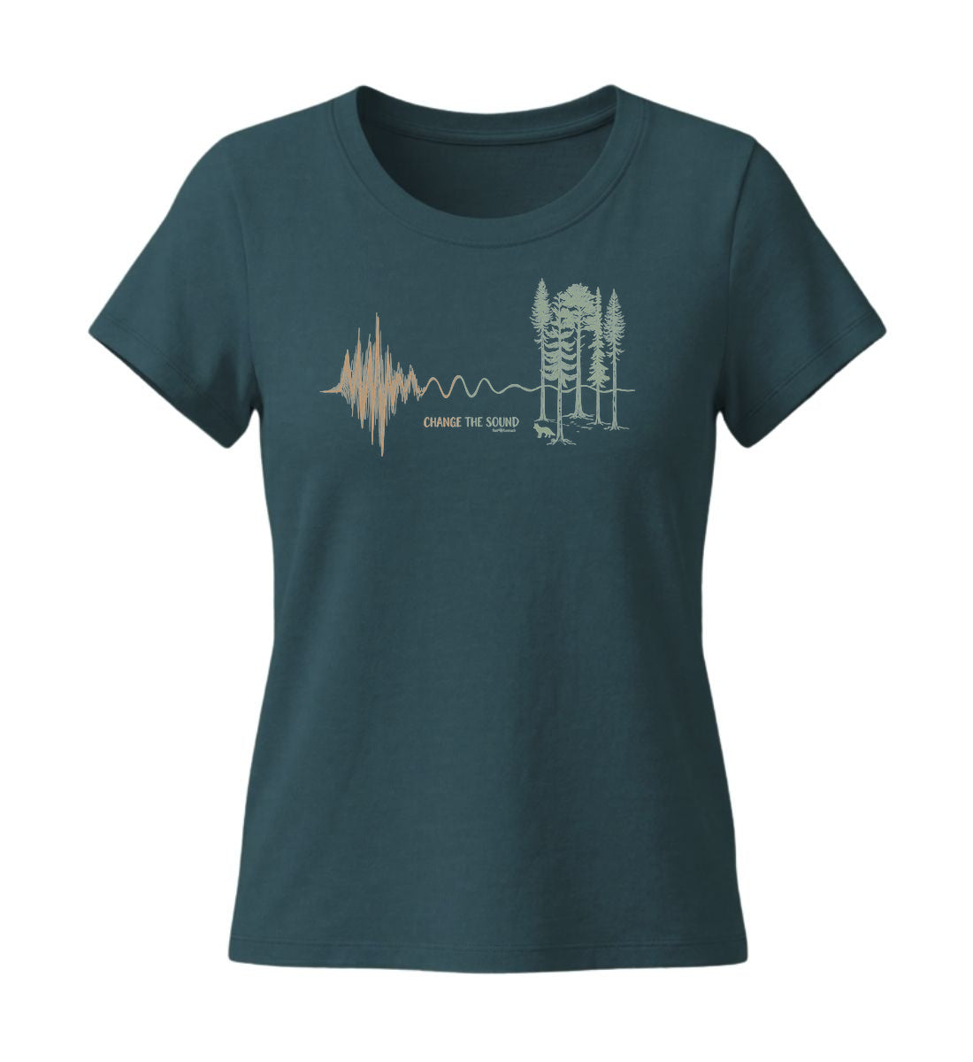 Change the Sound | Damen Premium Organic T-Shirt (Fitted) in Stargazer von Rad&Rucksack