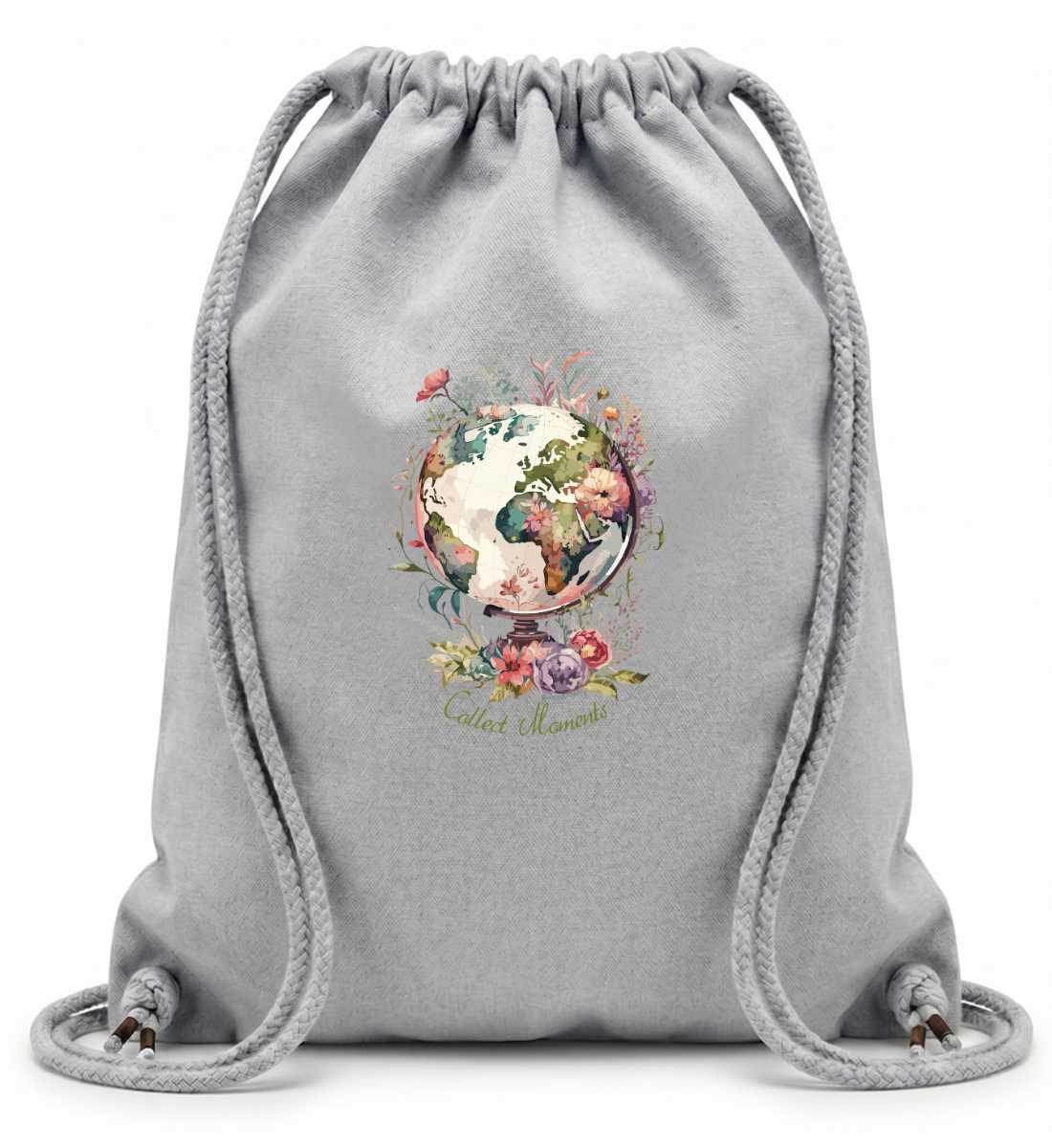 Collect Moments | Baumwoll Gymsac in Heather Grey von Rad&Rucksack