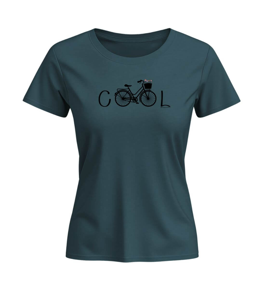 Cool Bike | Damen Premium Organic T-Shirt (Fitted) in Stargazer von Rad&Rucksack