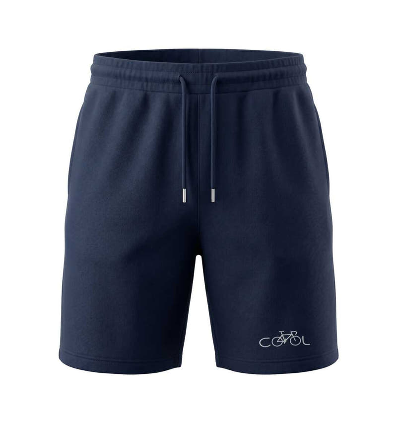 Cool Bike Stick  |  Unisex Organic Shorts in French Navy von Rad&Rucksack