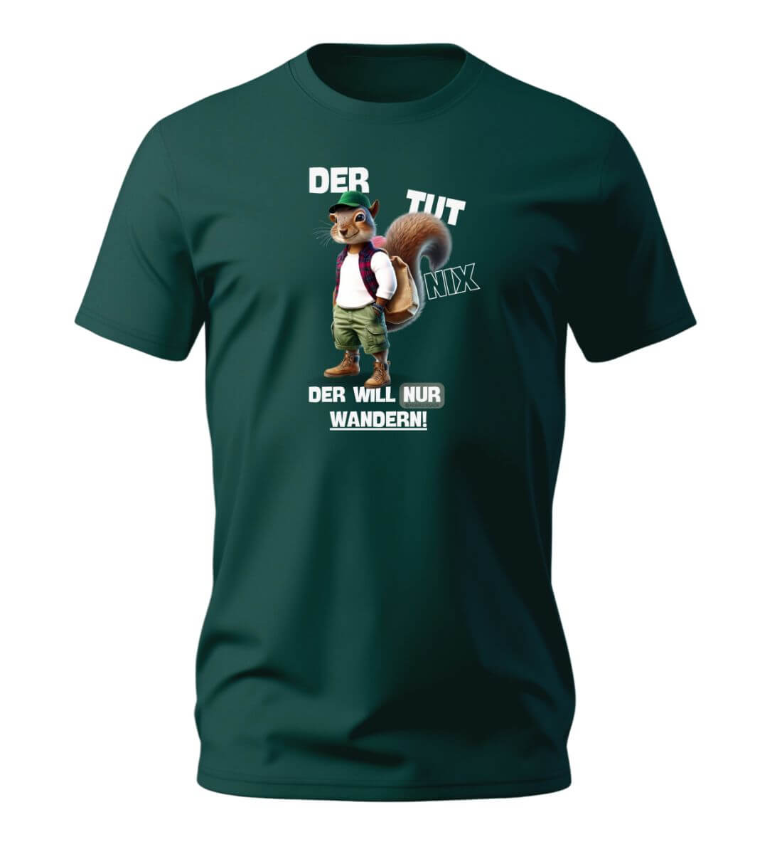 Der tut nix - Eichhörnchen | Herren Premium Organic T-Shirt in Glazed Green von Rad&Rucksack