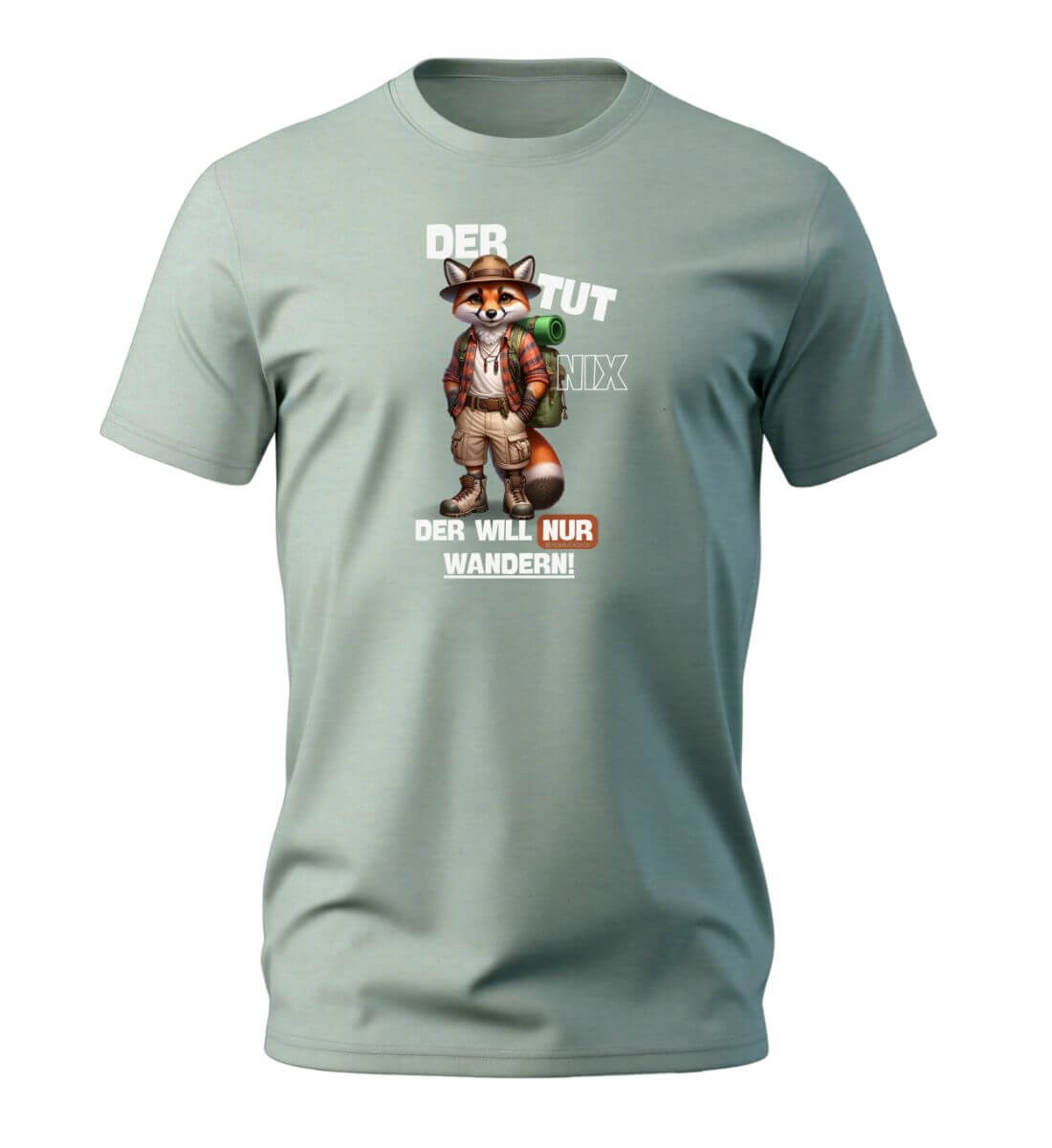 Der tut nix - Fuchs | Herren Premium Organic T-Shirt in Aloe von Rad&Rucksack