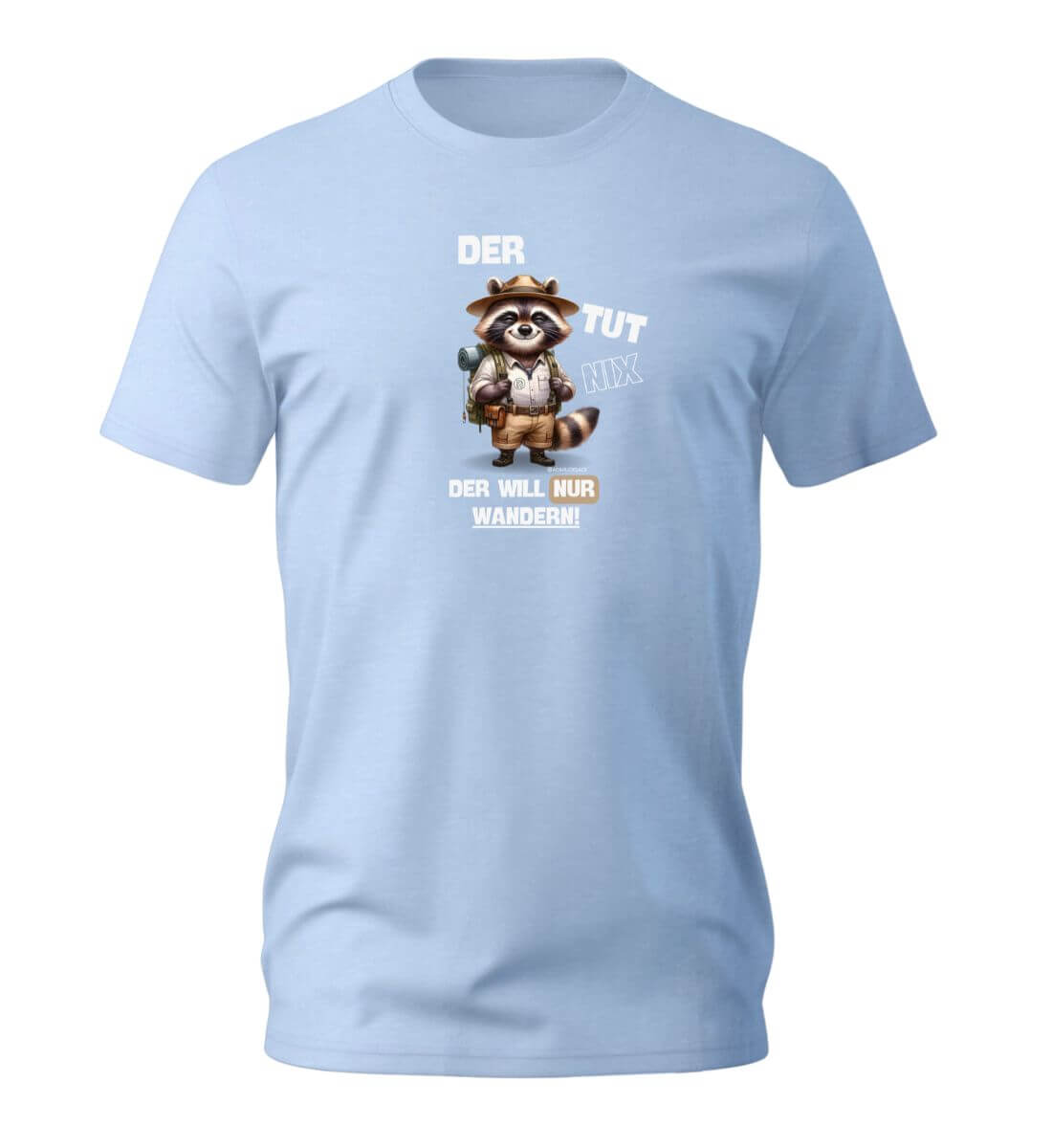 Der tut nix | Herren Premium Organic T-Shirt in Blue Soul von Rad&Rucksack