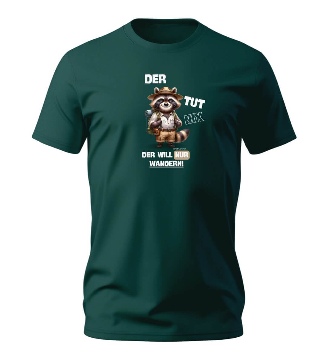 Der tut nix | Herren Premium Organic T-Shirt in Glazed Green von Rad&Rucksack