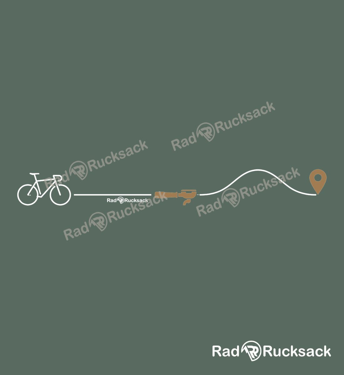 Designmotiv - Bike Expresso Boost | Unisex Organic Hoodie von Rad&Rucksack