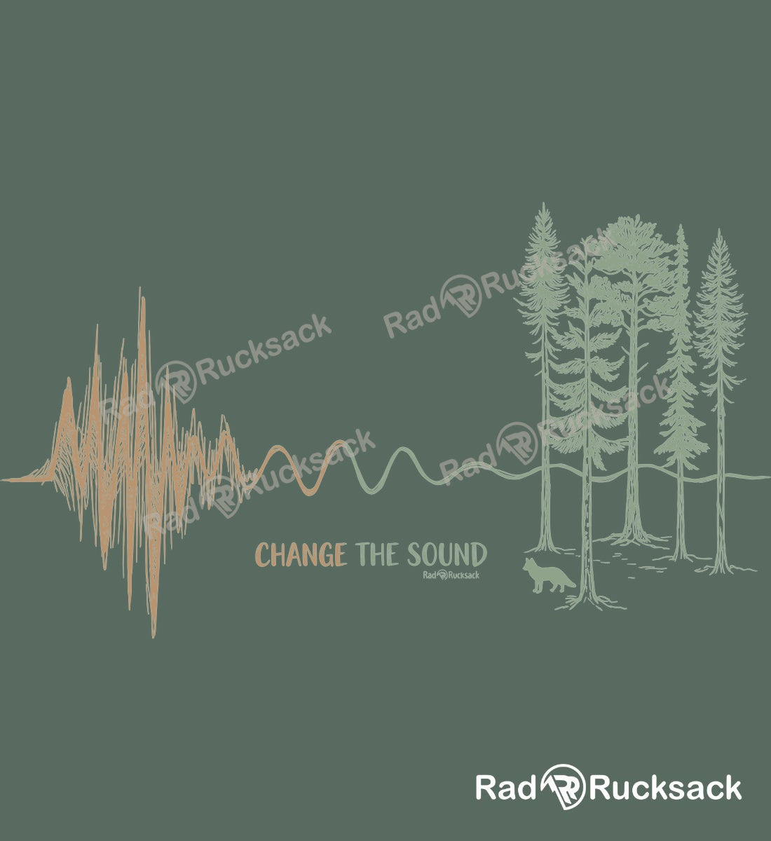 Designmotiv - Change the Sound | Herren Premium Organic T-Shirt von Rad&Rucksack
