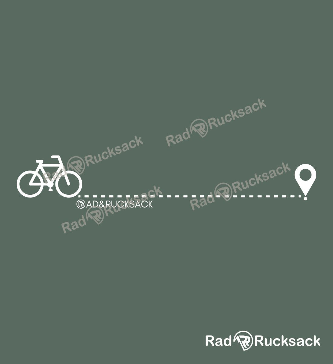 Designmotiv - Fahrrad | Unisex Organic Hoodie von Rad&Rucksack