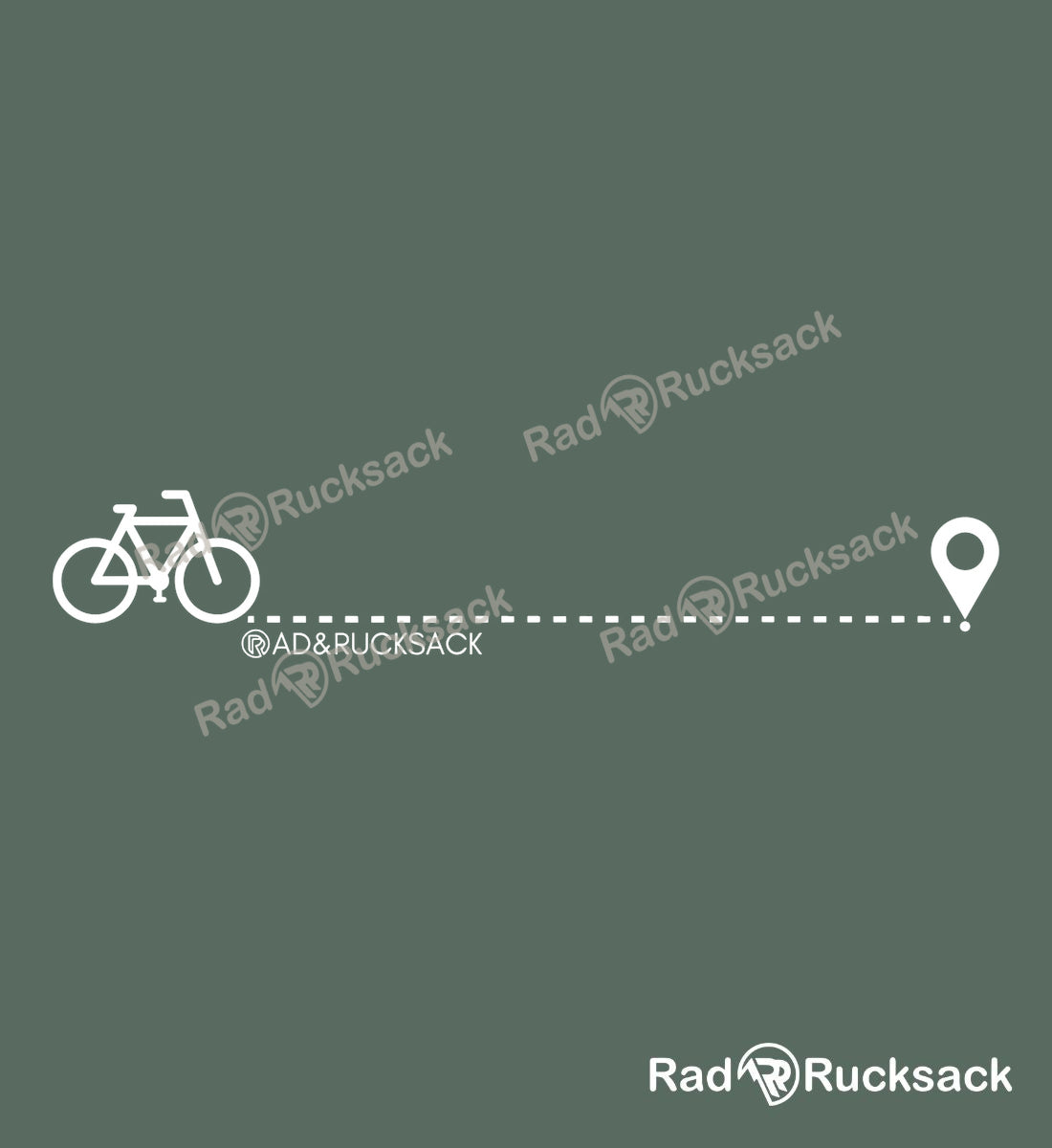 Designmotiv - Fahrrad | Unisex Organic Pullover von Rad&Rucksack