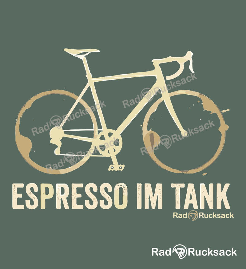 Designmotiv - Rennrad & Kaffee | Unisex Organic Pullover von Rad&Rucksack