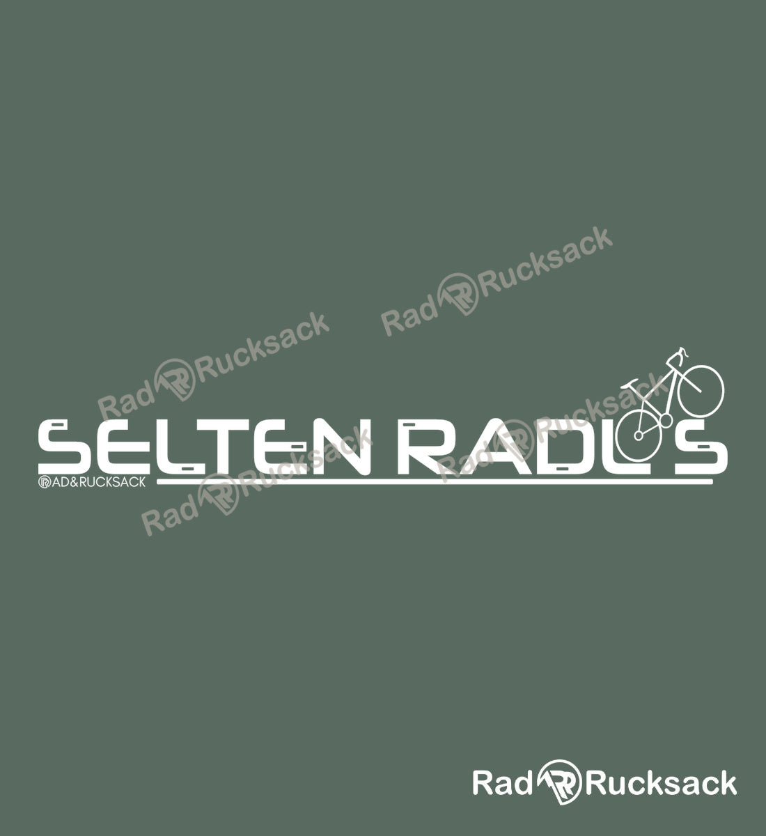 Designmotiv - Selten-Radlos | Unisex Organic Hoodie von Rad&Rucksack