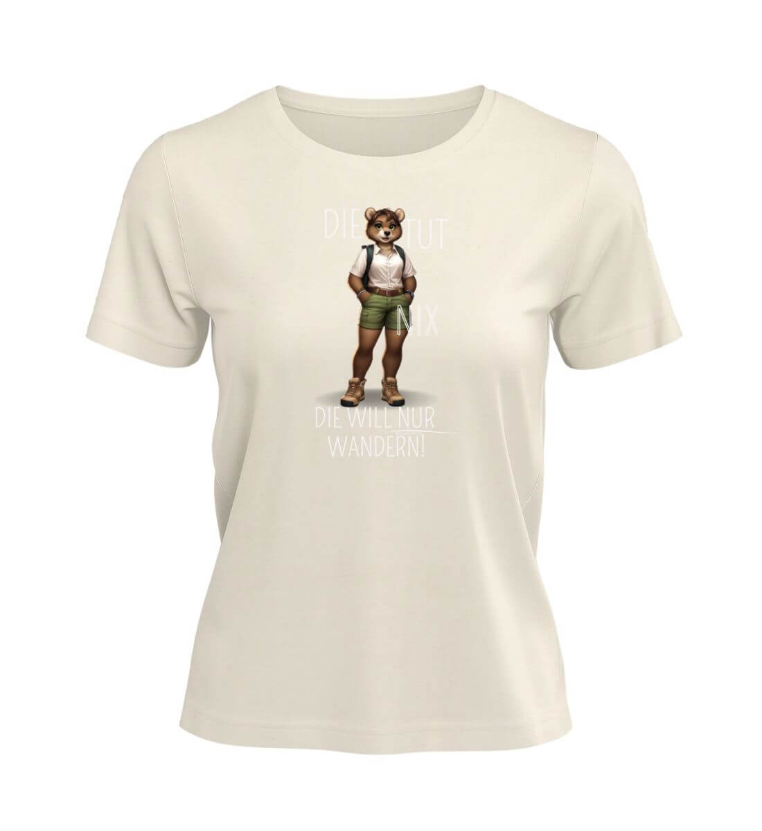Die tut nix - Bär | Damen Premium Organic T-Shirt in Natural Raw von Rad&Rucksack