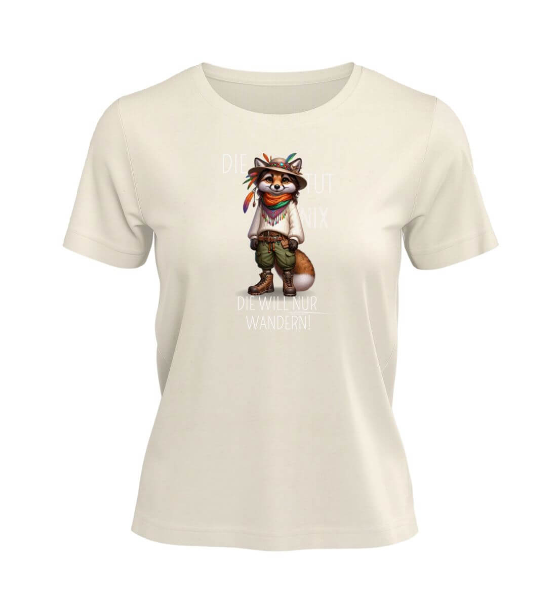 Die tut nix - Fuchs | Damen Premium Organic T-Shirt in Natural Raw von Rad&Rucksack