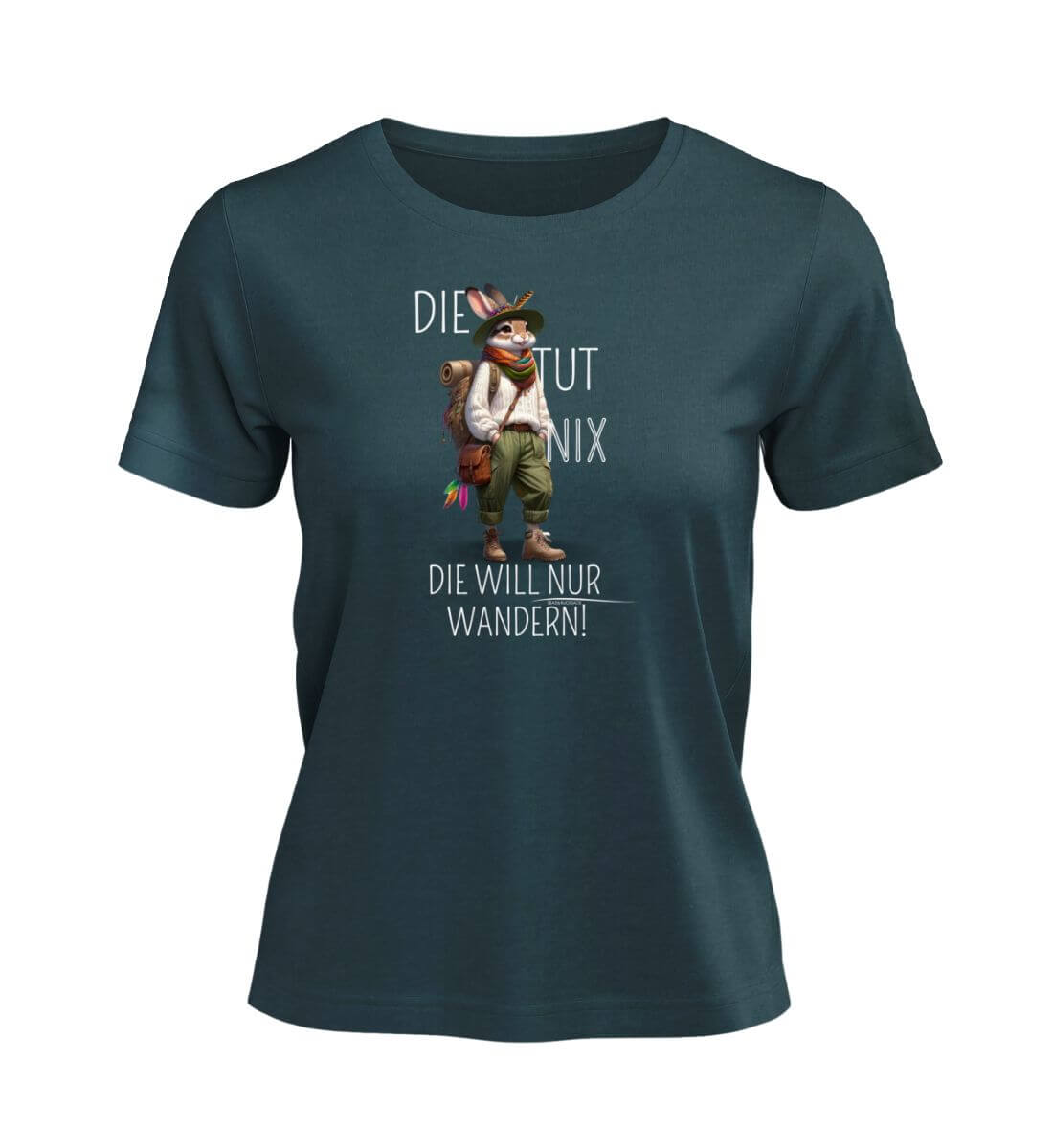 Die tut nix - Hase | Damen Premium Organic T-Shirt in Stargazer von Rad&Rucksack