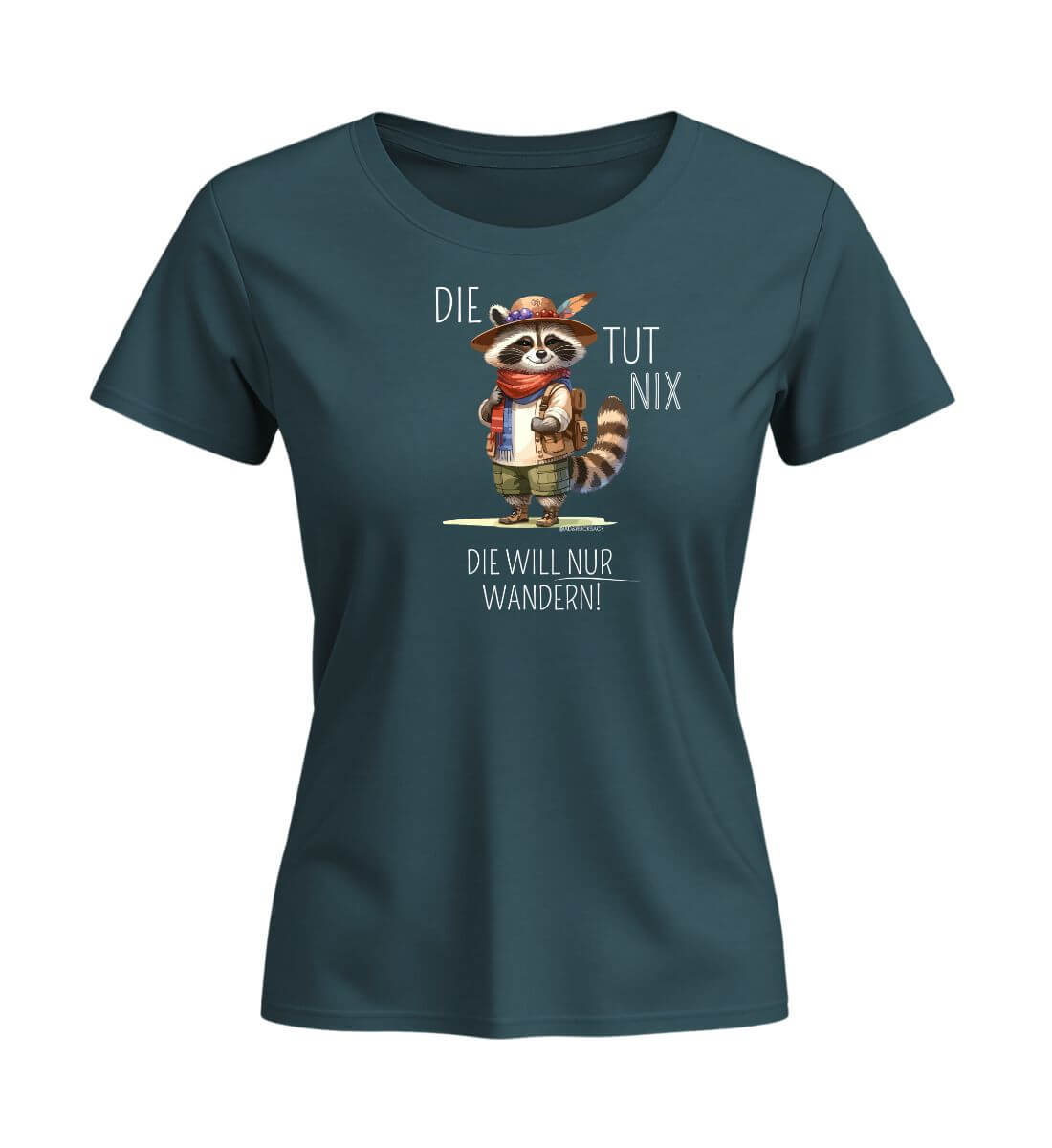 Die tut nix | Damen Premium Organic T-Shirt (Fitted) in Stargazer von Rad&Rucksack