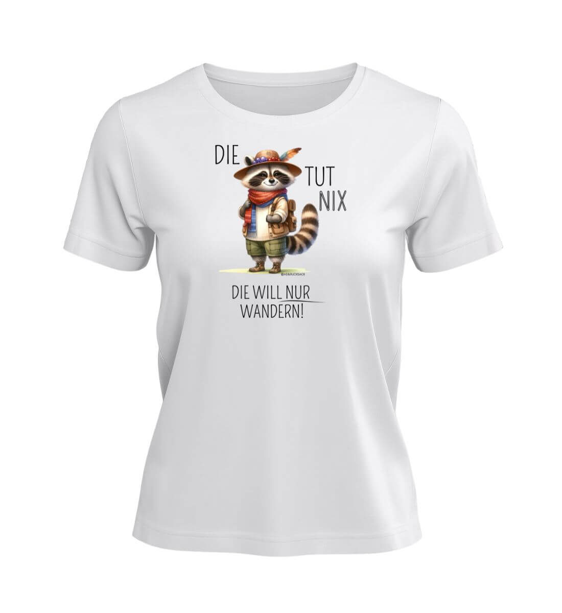 Die tut nix | Damen Premium Organic T-Shirt in White von Rad&Rucksack