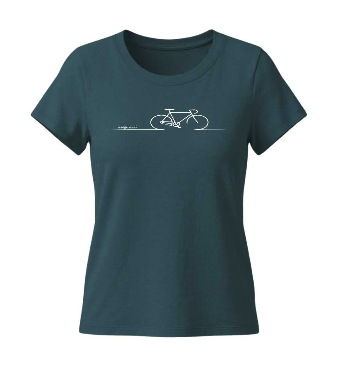 Fahrrad Bike | Damen Premium Organic T-Shirt (Fitted) in Stargazer von Rad&Rucksack