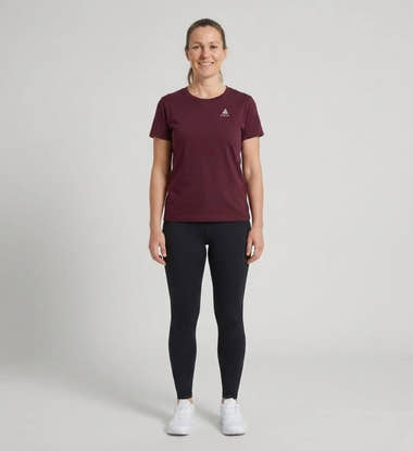 Fahrrad Cylce Bio T-Shirt mit Stick Damen – Detailaufnahme (100% Bio-Baumwolle) von Rad&Rucksack