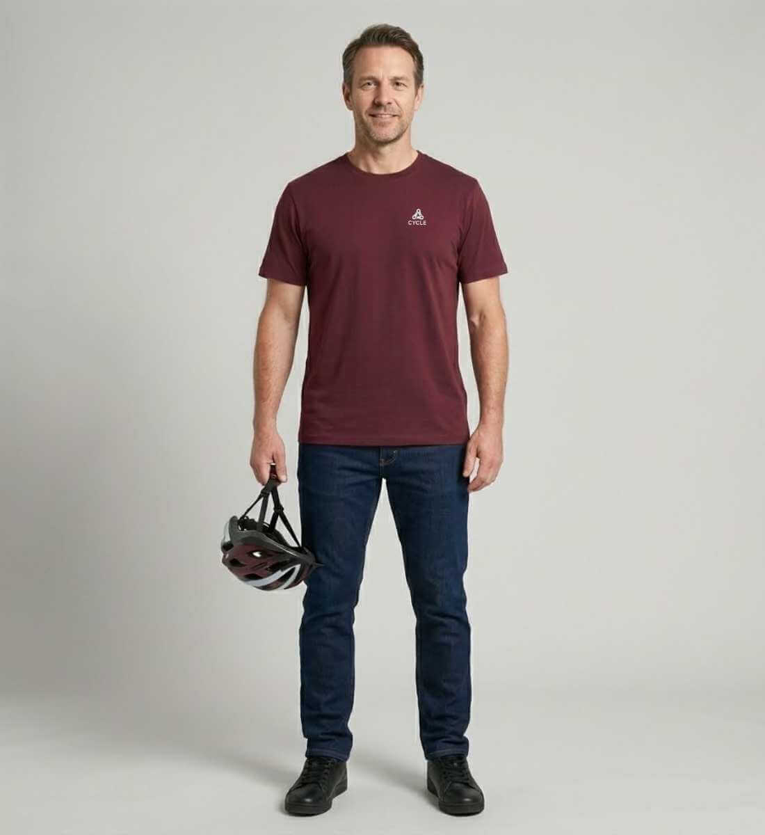 Fahrrad Cylce | Herren Premium Organic T-Shirt (Stick) von Rad&Rucksack - Detailansicht