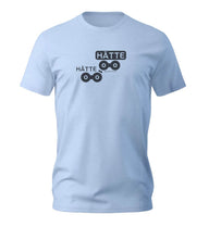 Fahrrad Hätte T-Shirt Herren Mittelblau (Blue Soul) – Produktbild (100% Bio-Baumwolle) von Rad&Rucksack