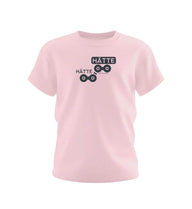 Fahrrad Hätte Kids | Kinder Premium Organic T-Shirt in Cotton Pink von Rad&Rucksack