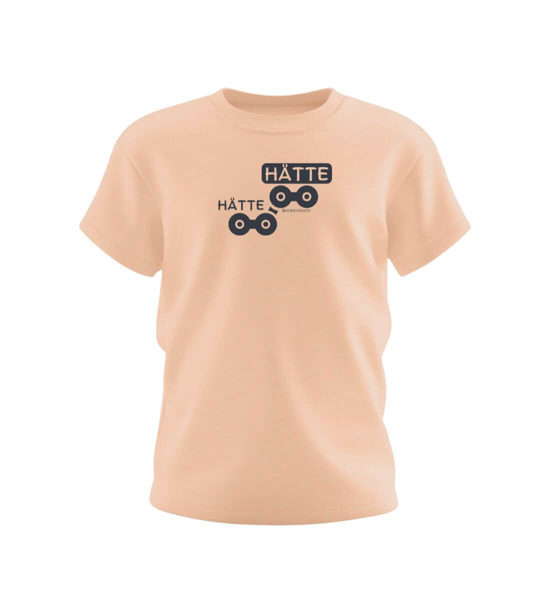 Fahrrad Hätte Kids | Kinder Premium Organic T-Shirt in Fraiche Peche von Rad&Rucksack