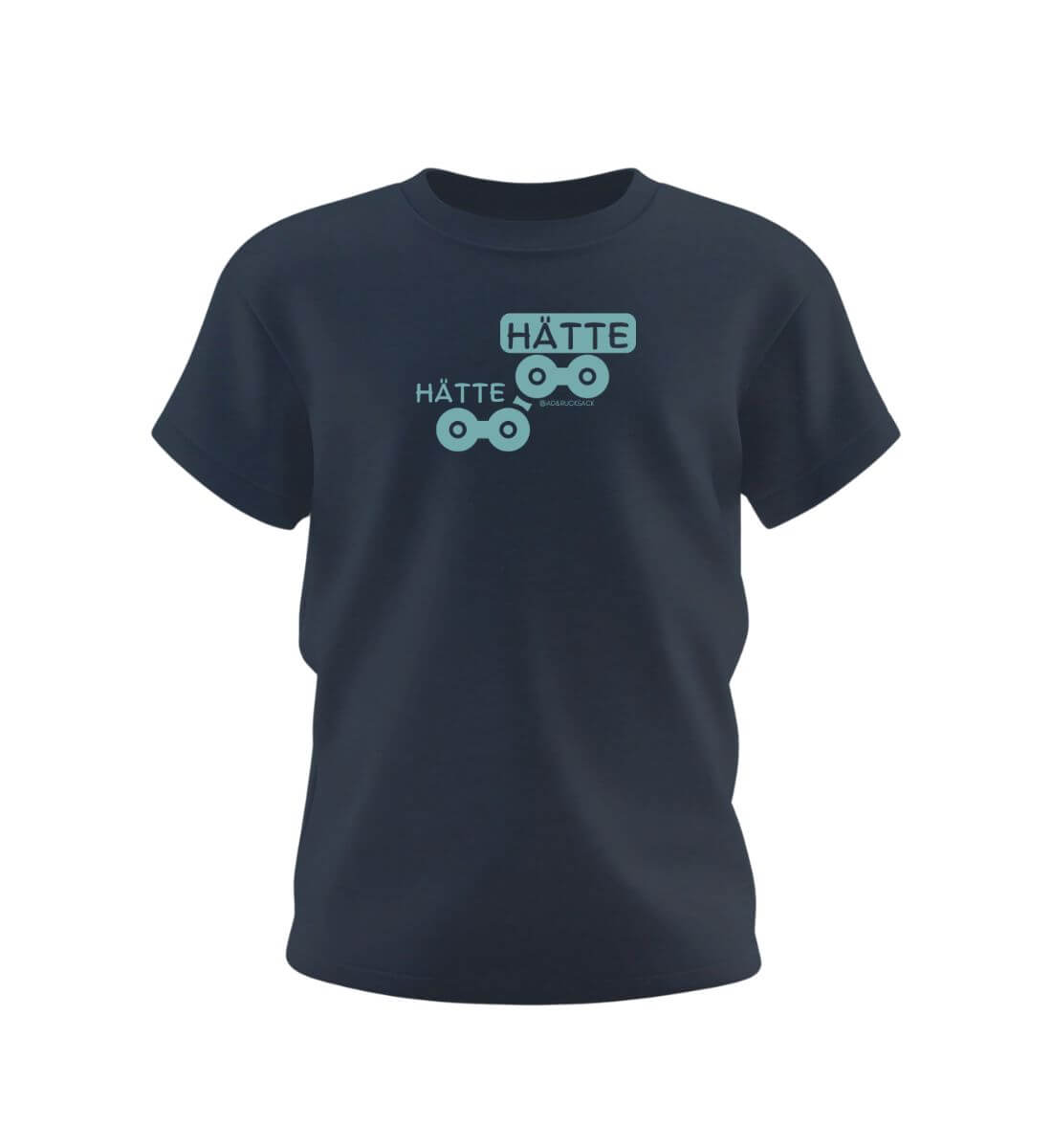 Fahrrad Hätte Kids | Kinder Premium Organic T-Shirt in French Navy von Rad&Rucksack